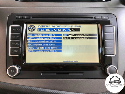 VOLKSWAGEN VW / SEAT / SKODA - Sistema RNS 510 810 - Atualização Mapas GPS Nav v17 2021