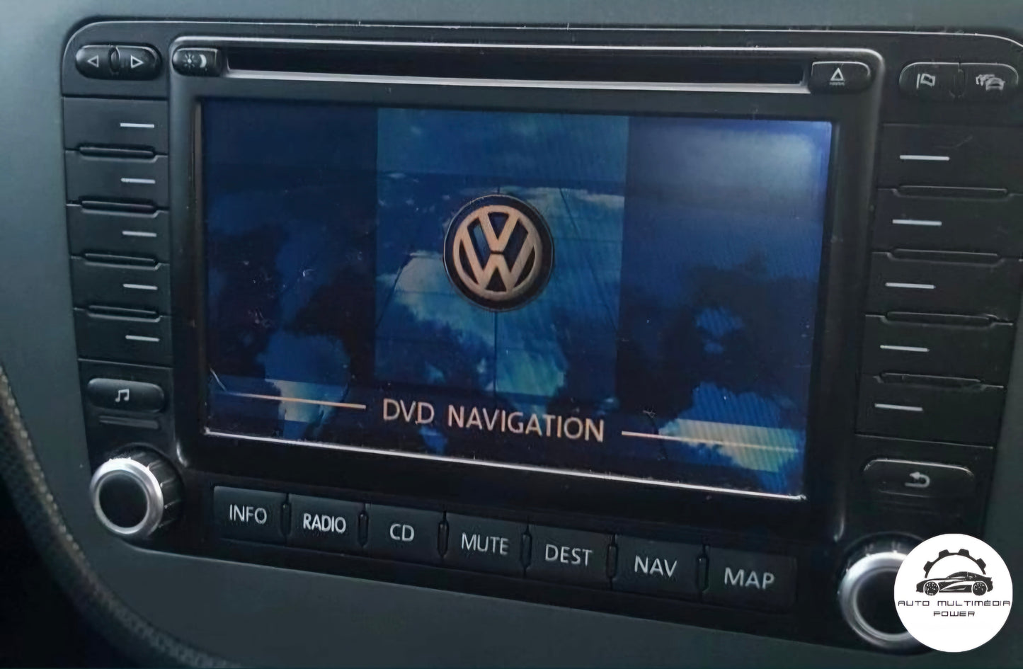 VOLKSWAGEN VW - Sistema MFD2 / RNS2 Blaupunkt EX-V (VX) - Atualização DVD Mapas GPS Nav v17 2019