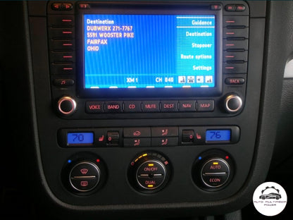 VOLKSWAGEN VW - Sistema MFD2 / RNS2 Blaupunkt EX-V (VX) - Atualização DVD Mapas GPS Nav v17 2019