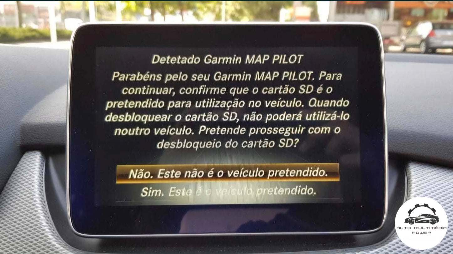 MERCEDES-BENZ - Sistema Garmin Map Pilot NTG5 Audio 20 - Cartão SD Atualização Mapas GPS Nav A218 Star 1 v19 2023