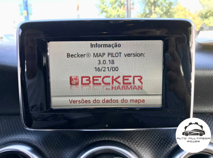 MERCEDES-BENZ - Becker Map Pilot - Atualização Sistema Navegação Mapas GPS - v23 2023