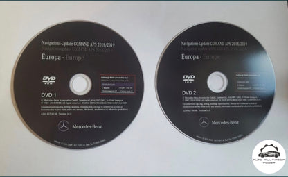 MERCEDES-BENZ - Sistema NTG4-204 COMAND - DVD Atualização Mapas GPS Nav v16 2019