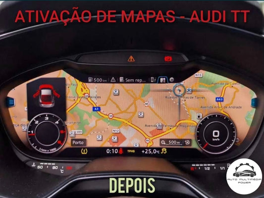 AUDI TT - Sistema MMI MIB 2 (MHI2) - Ativação / Instalação Sistema Navegação Mapas GPS