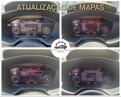 AUDI TT - Sistema MMI MIB 2 (MHI2) - Ativação / Instalação Sistema Navegação Mapas GPS