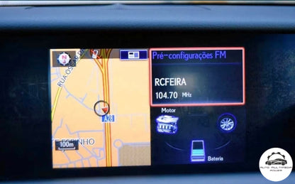 LEXUS / TOYOTA - Sistema GEN 9 TOUCH PRO V2 - Cartão MicroSD Atualização Mapas GPS Nav v2025