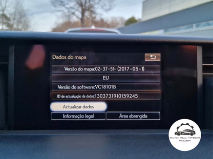 LEXUS - Sistema 13CY GEN 8 - Pen USB Atualização Mapas GPS Nav + Código v2024