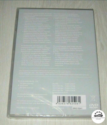 AUDI / SEAT - Sistema Navegação Plus RNS-E - DVD Atualização Mapas GPS Nav v2020