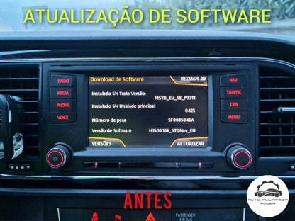 SEAT - Sistema Discover Media Gen 1 MSTD - Cartão SD AT Atualização Mapas GPS Nav v18 2023