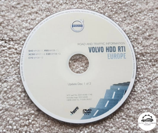 VOLVO - Sistema RTI MMM+ HDD - DVD Atualização Mapas GPS Nav v2018