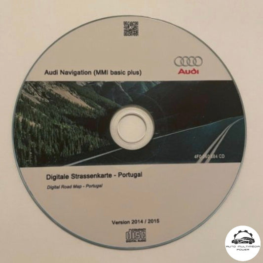 AUDI - Sistema MMI Basic Plus - CD Atualização Mapas GPS Nav v2015