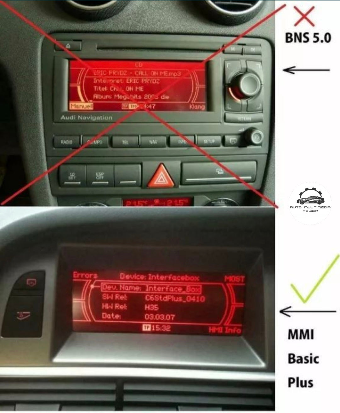 AUDI - Sistema MMI Basic Plus - CD Atualização Mapas GPS Nav v2015