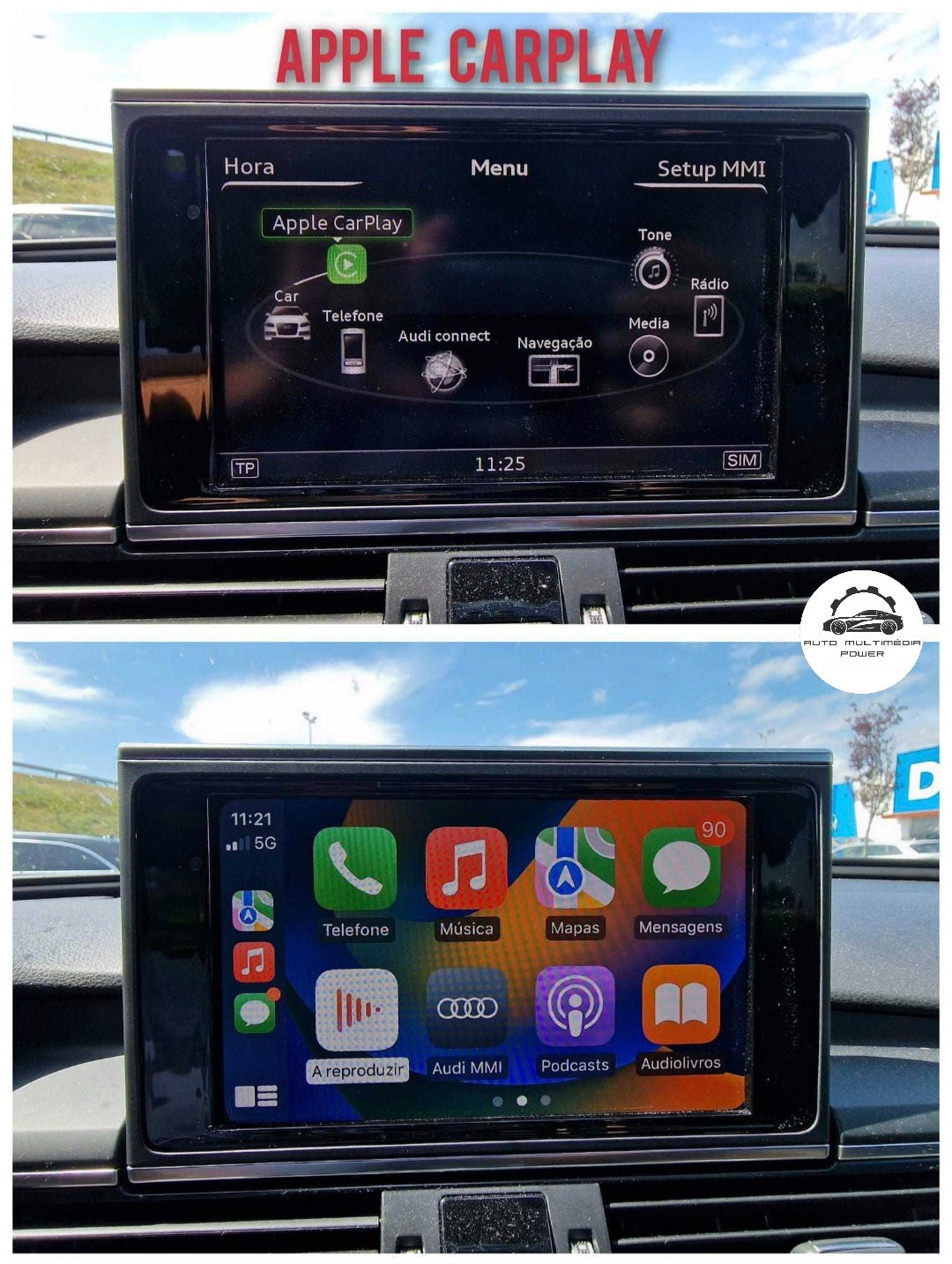 AUDI - Sistema MIB 2 (MHI2) - Ativação Audi SmartPhone - Android Auto & CarPlay & Mirror Link