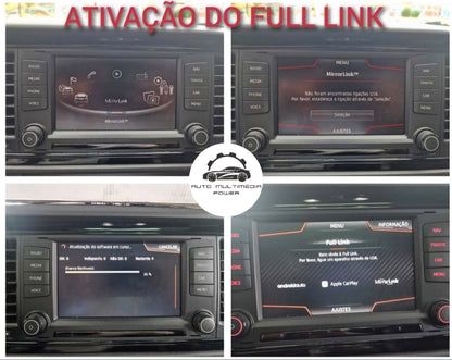 SEAT - Sistema MIB 2 MST2 - Ativação Full-Link CarPlay & Android Auto + Retrofit Porta USB