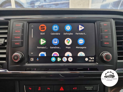 SEAT - Sistema MIB 2 MST2 - Ativação Full-Link CarPlay & Android Auto + Retrofit Porta USB