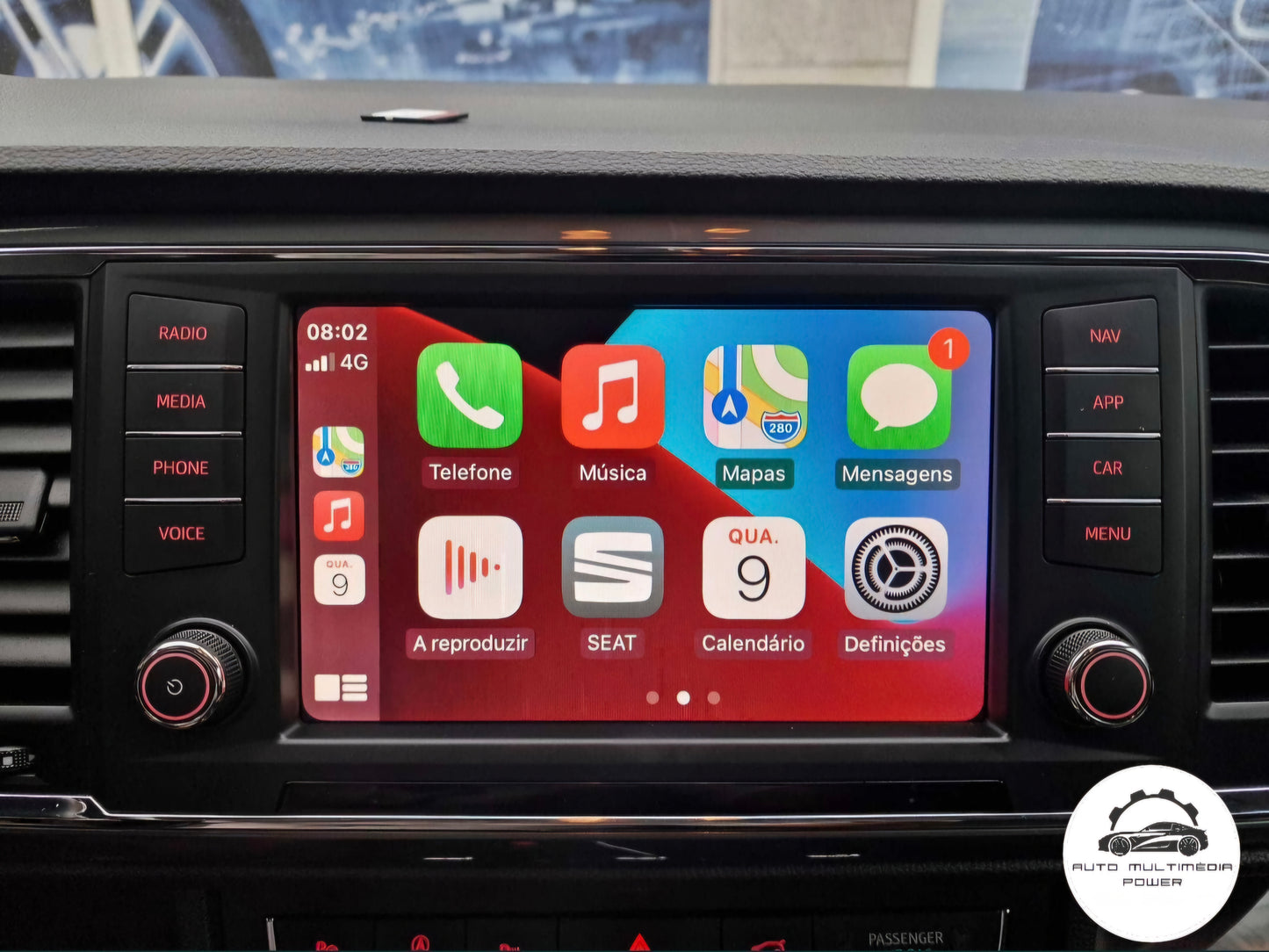 SEAT - Sistema MIB 2 MST2 - Ativação Full-Link CarPlay & Android Auto + Retrofit Porta USB