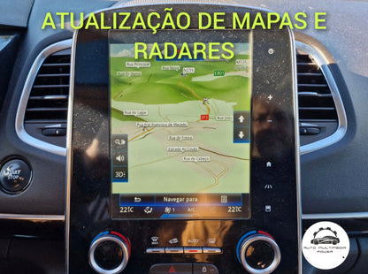 RENAULT - Sistema R-LINK 2 - Ativação CarPlay & Android Auto & VIM