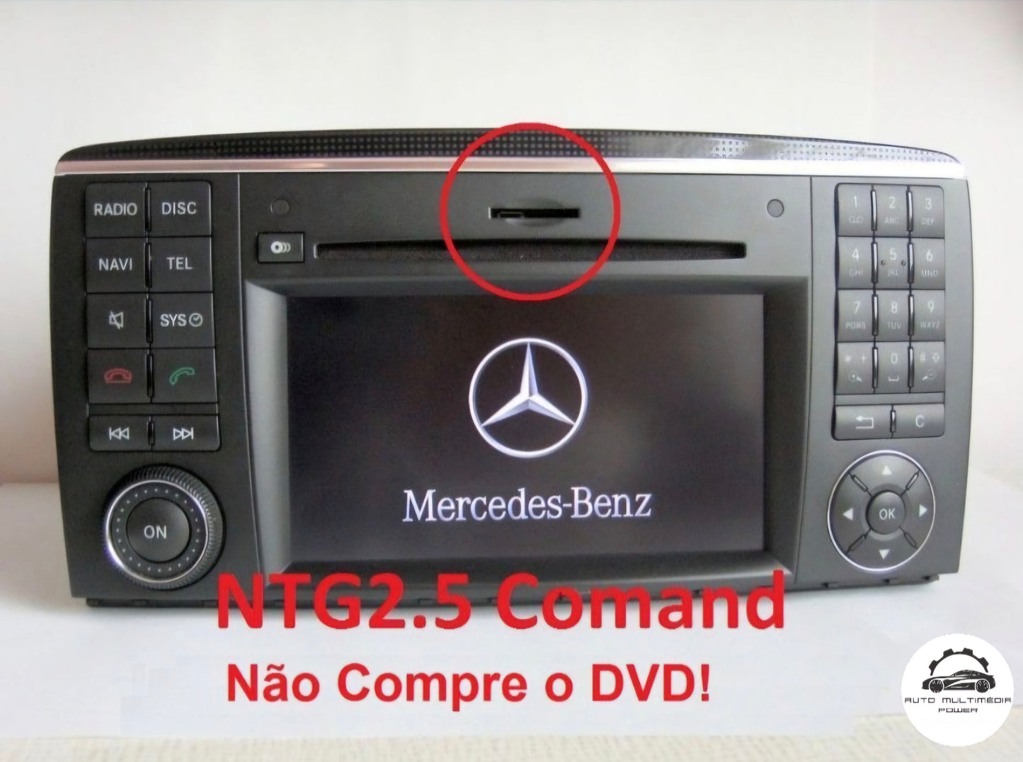 MERCEDES-BENZ / MAYBACH - Sistema NTG 1 COMAND - DVD Atualização Mapas GPS Nav v19 2019