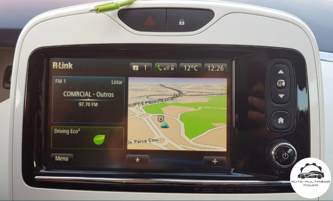 RENAULT - Sistema TomTom R-Link 1 Evolution - Cartão SD Atualização Mapas GPS + Radares v11.25 2025