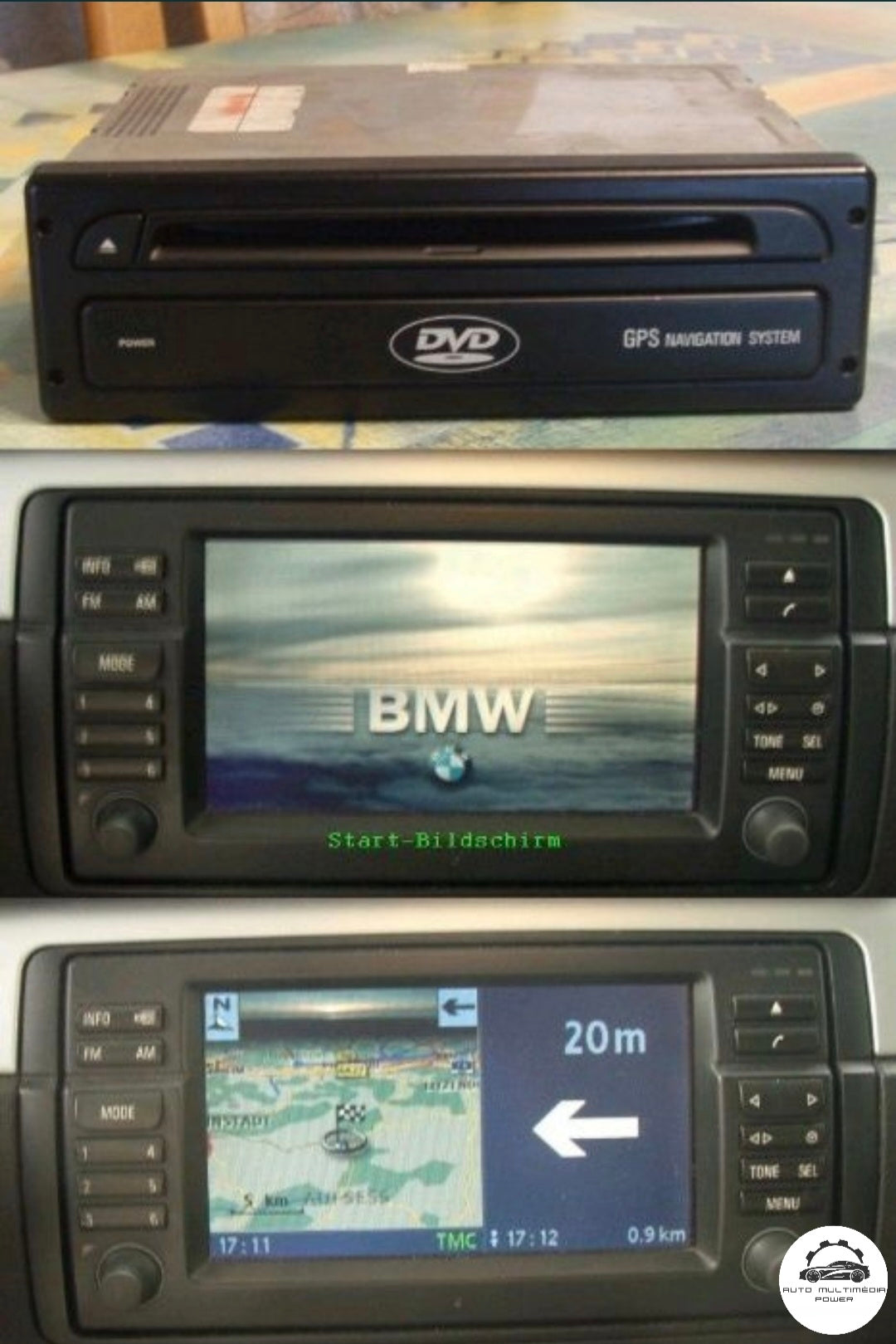 BMW / MINI / RANGE ROVER - Sistema HIGH MK IV - Atualização Software + DVD Mapas GPS Nav v2020