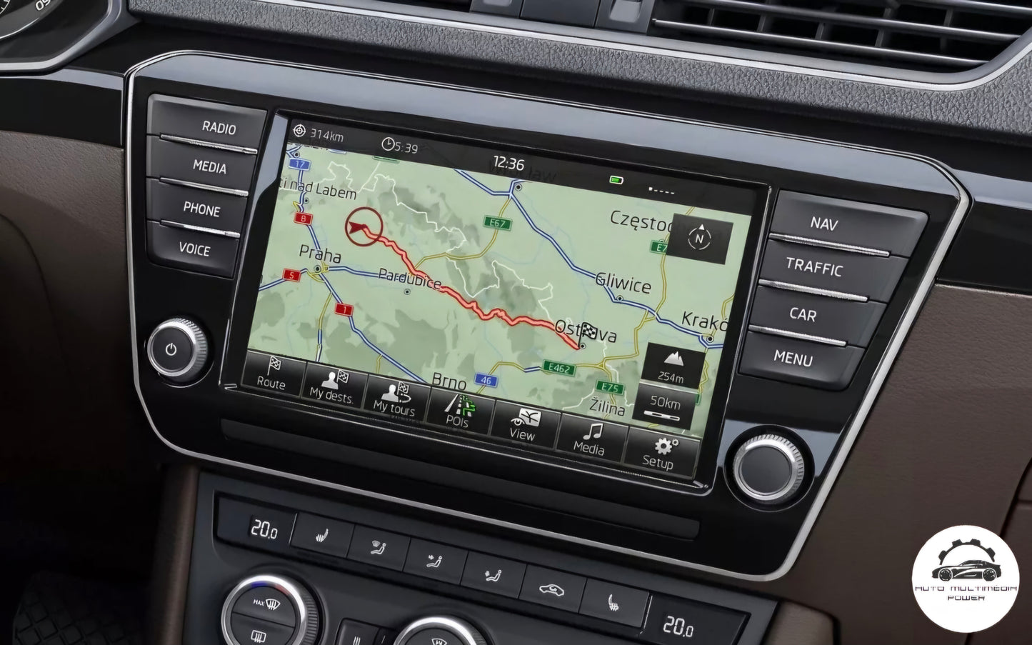 SKODA - Sistema Amundsen 2 GEN 2 - Cartão SD AS Atualização Mapas GPS Nav v20 2025