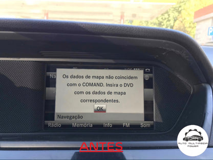 MERCEDES-BENZ - Sistema NTG 4.5 / 4.7 - Atualização Mapas GPS Nav v20 2023