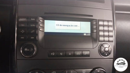 MERCEDES-BENZ / SMART - Sistema NTG 2 AUDIO 50 - CD's Atualização Mapas GPS Nav v17 2018