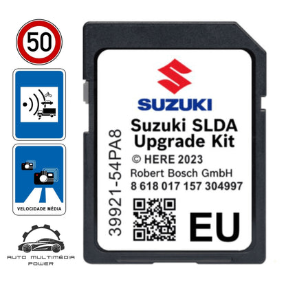 SUZUKI - Sistema SLDA - Cartão SD Atualização Mapas GPS Nav v2023