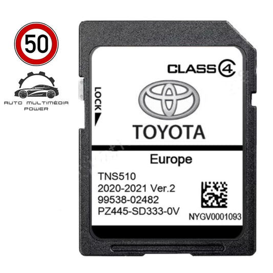 TOYOTA - Sistema TNS 510 - Cartão SD Atualização Mapas GPS Nav v2021