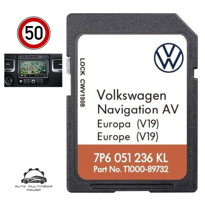 VOLKSWAGEN VW - Sistema RNS850 - Atualização Software + Mapas GPS Nav v6.36.0 2024