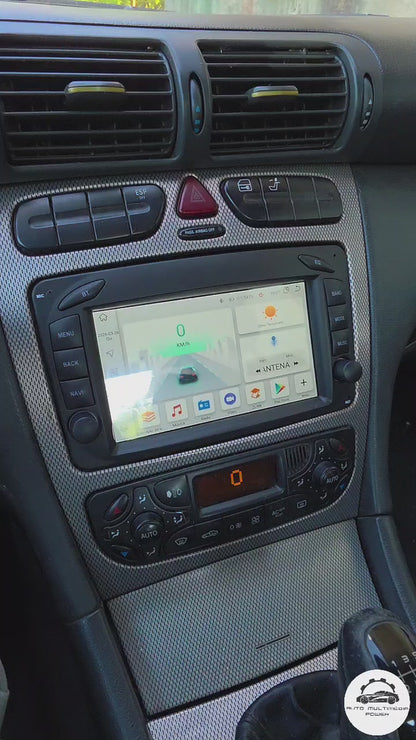 MERCEDES-BENZ - Classe A W168 / C W203 / G W463 / CLK W209 - Rádio Android - CarPlay & Android Auto Wireless
