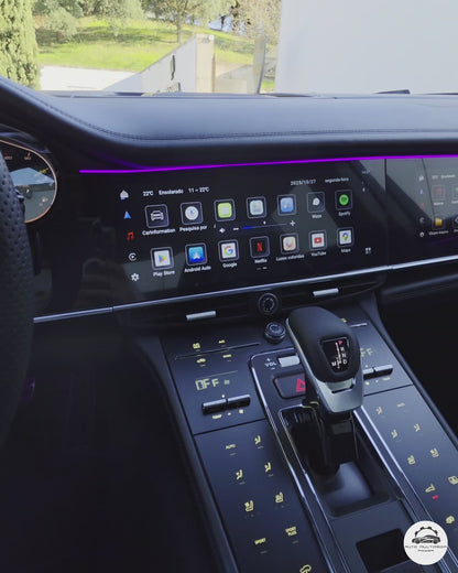 PORSCHE - PANAMERA 970 - PCM 3.1 - Ecrã Touch Screen Duplo Android 14 - Apple CarPlay & Google Android Auto Wireless