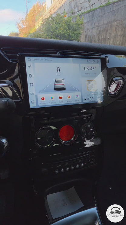 CITROEN - C3 / DS3 - 2010 a 2016 - Ecrã Touch Screen Android - CarPlay & Android Auto Wireless