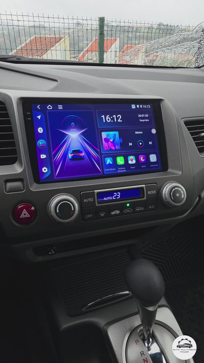 HONDA - CIVIC - 2005 a 2011 - Ecrã Touch Screen Android - CarPlay & Android Auto Wireless