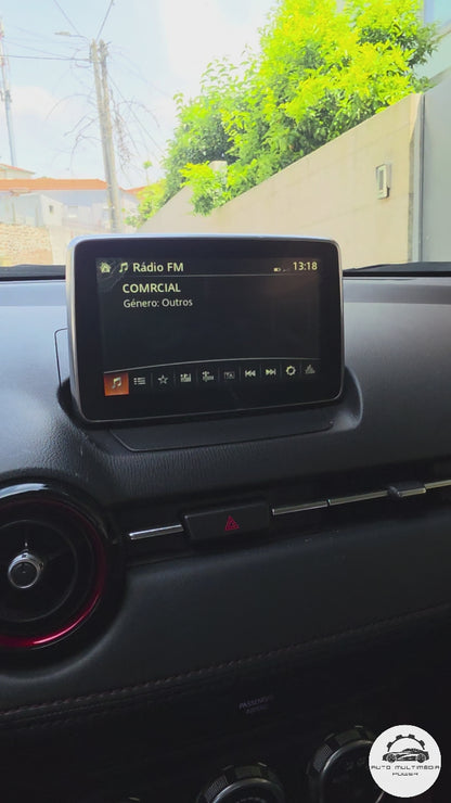 MAZDA - Sistema Skyactive Connect - Retrofit Porta USB - Ativação de Apple CarPlay & Google Android Auto