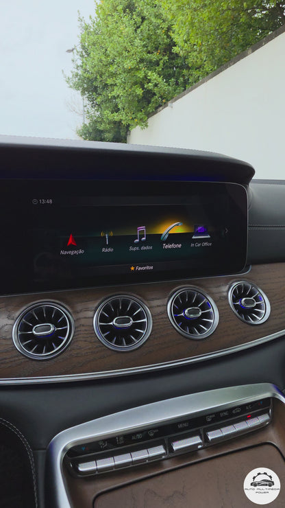 MERCEDES-BENZ - Sistema NTG 5.5 Comand - Instalação Função Apple CarPlay & Google Android Auto Wireless