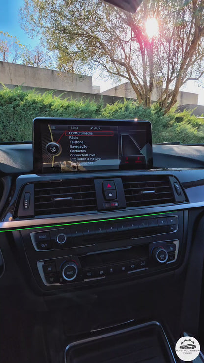 BMW - Série 3 / 4 - CCC CIC NBT EVO - Ecrã Touch Screen Android 15 - Apple CarPlay & Google Android Auto Wireless