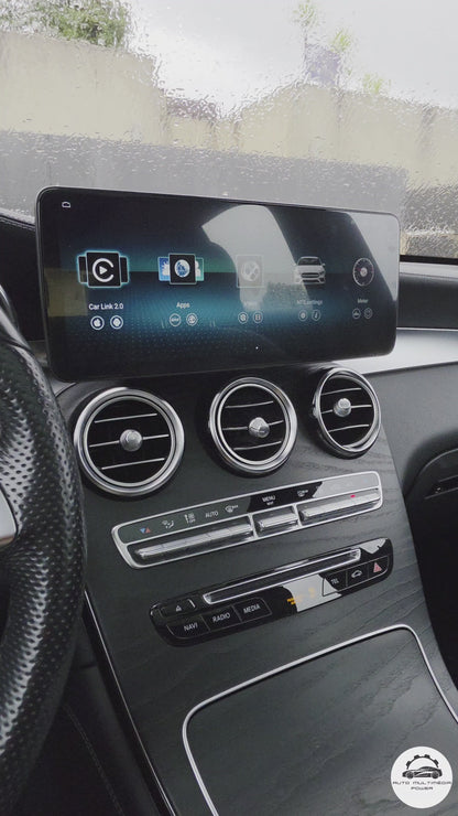MERCEDES-BENZ - Classe C / GLC / V - Ecrã Touch Screen Android 14 - Apple CarPlay & Google Android Auto Wireless