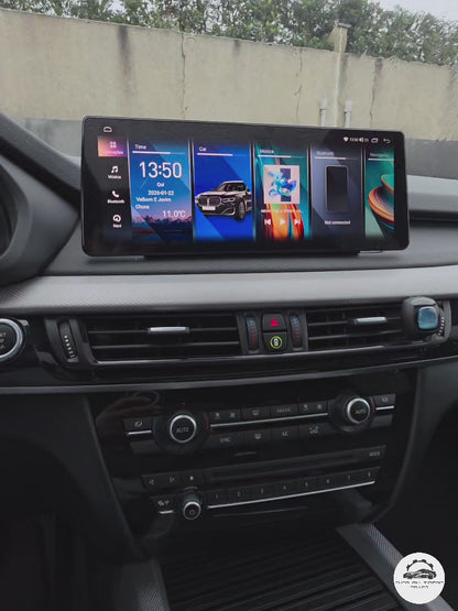 BMW - X5 / X6 - CCC CIC NBT - Ecrã Touch Screen Android 15 - Apple CarPlay & Google Android Auto Wireless
