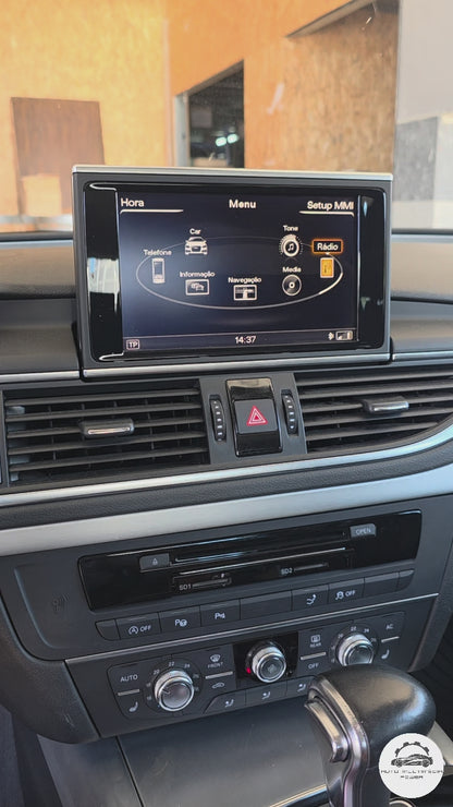 AUDI - Sistema MMI 3G [BNav] / 3G [HNav] / 3G Plus [HN+] - Instalação Módulo CarPlay & Android Auto Wireless
