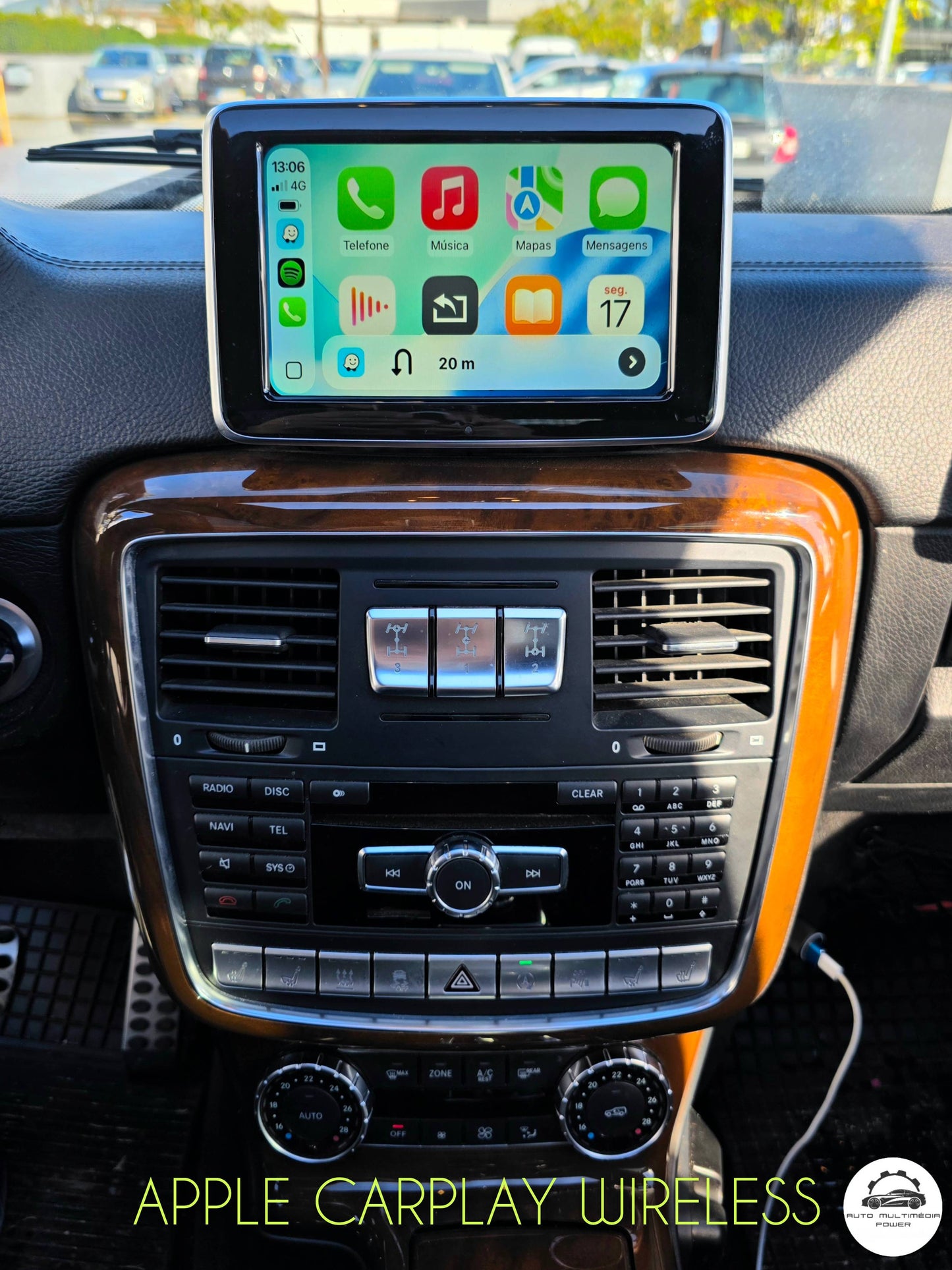 MERCEDES-BENZ - Sistema NTG 4.5 / 4.7 - Instalação Função Apple CarPlay & Google Android Auto Wireless