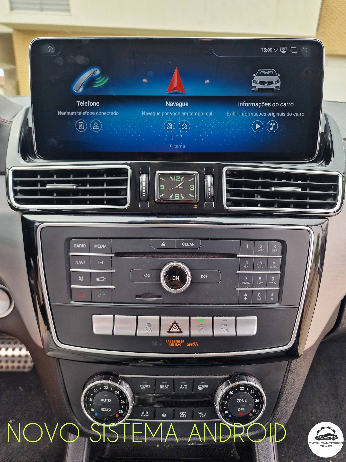 MERCEDES-BENZ - Classe GLE / GLS - Ecrã Touch Screen Android 14 - Apple CarPlay & Google Android Auto Wireless