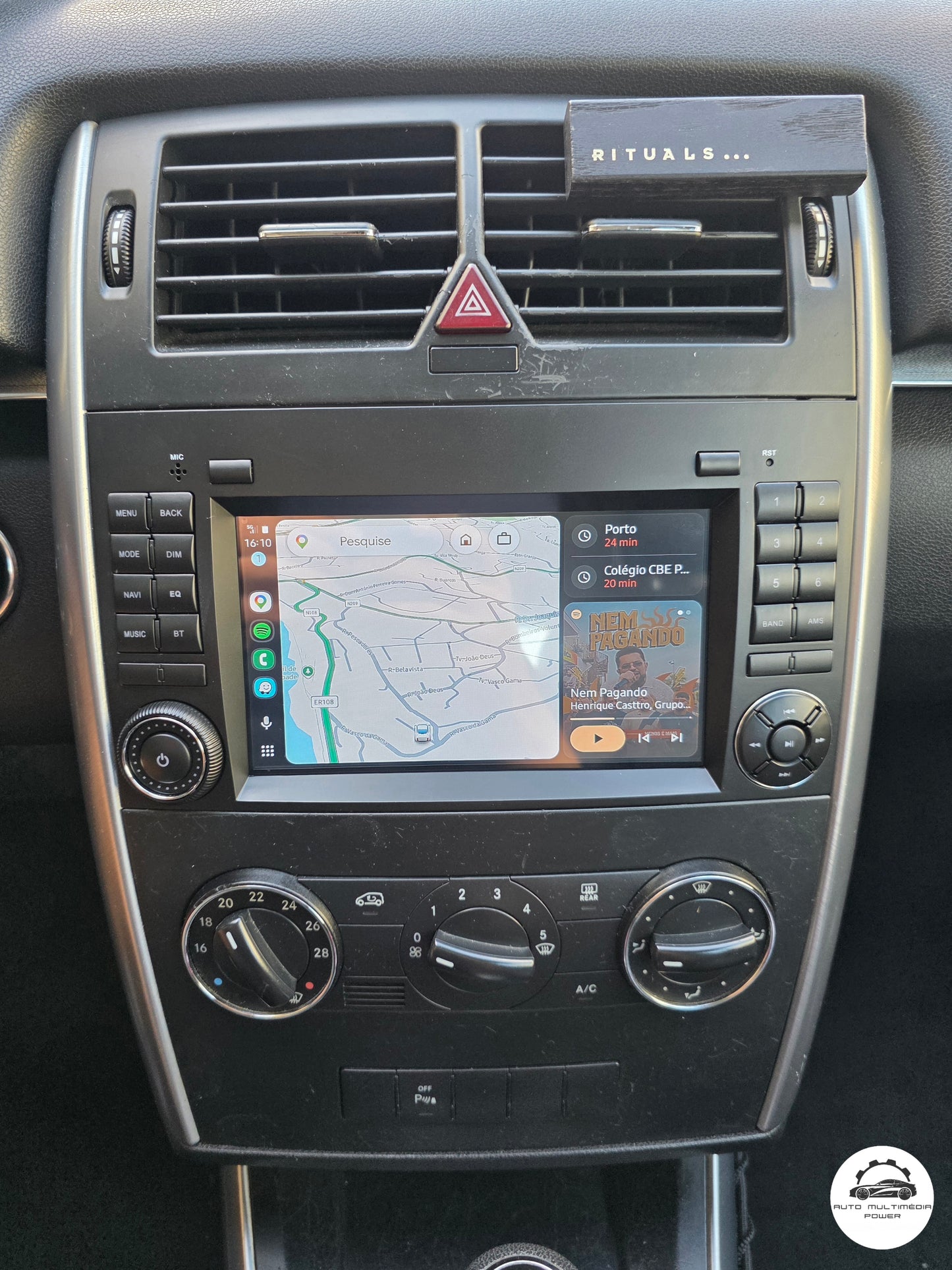 MERCEDES-BENZ - Classe B W169 / B W245 / VITO W639 - Rádio Android - CarPlay & Android Auto Wireless
