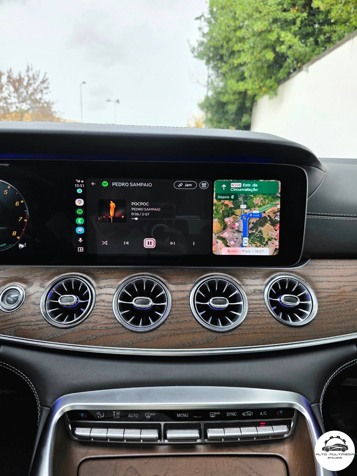 MERCEDES-BENZ - Sistema NTG 5.5 Comand - Instalação Função Apple CarPlay & Google Android Auto Wireless