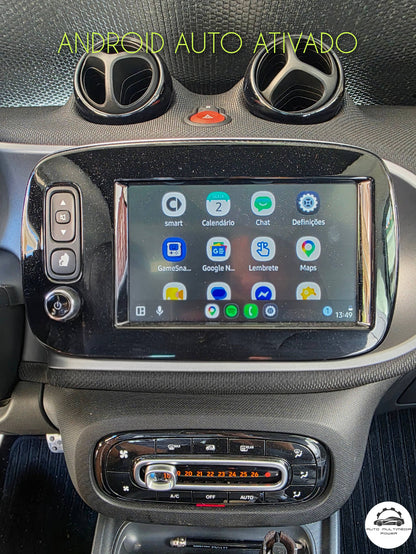 SMART - Sistema Cool & Media P26 Modelo 453 - Ativação Google Android Auto & Apple CarPlay
