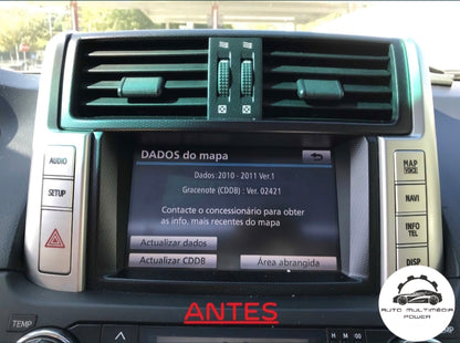 TOYOTA / LEXUS - Sistema GEN 6 (08 HDD) - Atualização Software + Mapas GPS Nav v2020