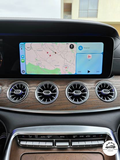 MERCEDES-BENZ - Sistema NTG 5.5 Comand - Instalação Função Apple CarPlay & Google Android Auto Wireless