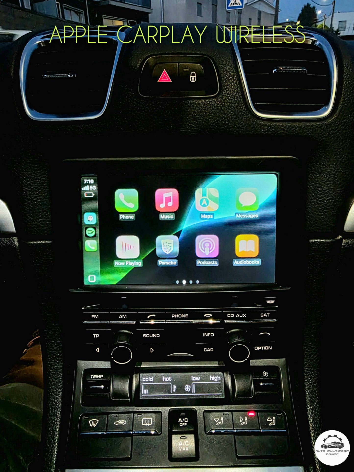 PORSCHE - Sistema CDR 3.1 - Instalação Função Apple CarPlay & Google Android Auto Wireless