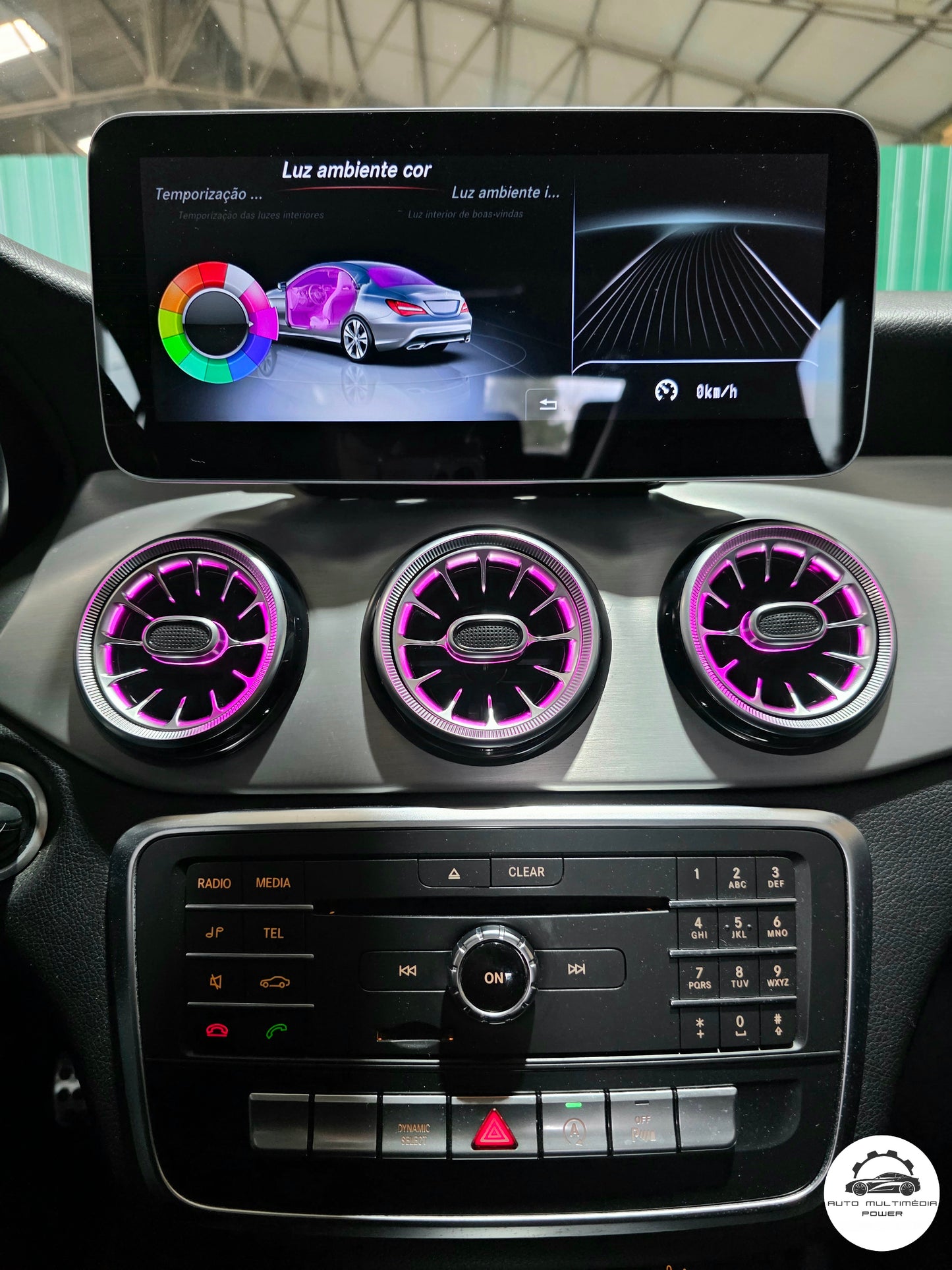 MERCEDES-BENZ - A W176 / B W246 / CLA W117 / GLA W156 - Retrofit Saídas de Ar Iluminadas