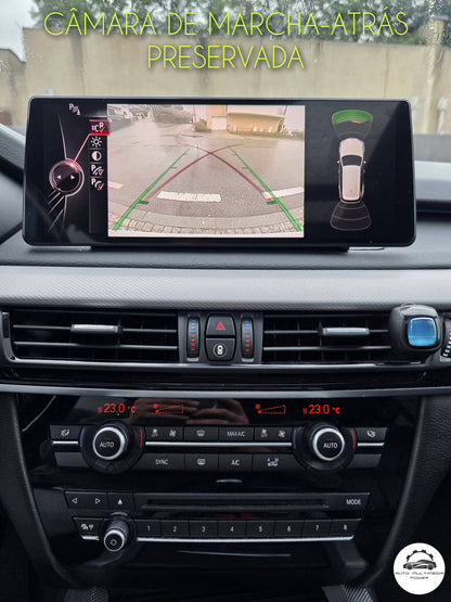 BMW - X5 / X6 - CCC CIC NBT - Ecrã Touch Screen Android 15 - Apple CarPlay & Google Android Auto Wireless