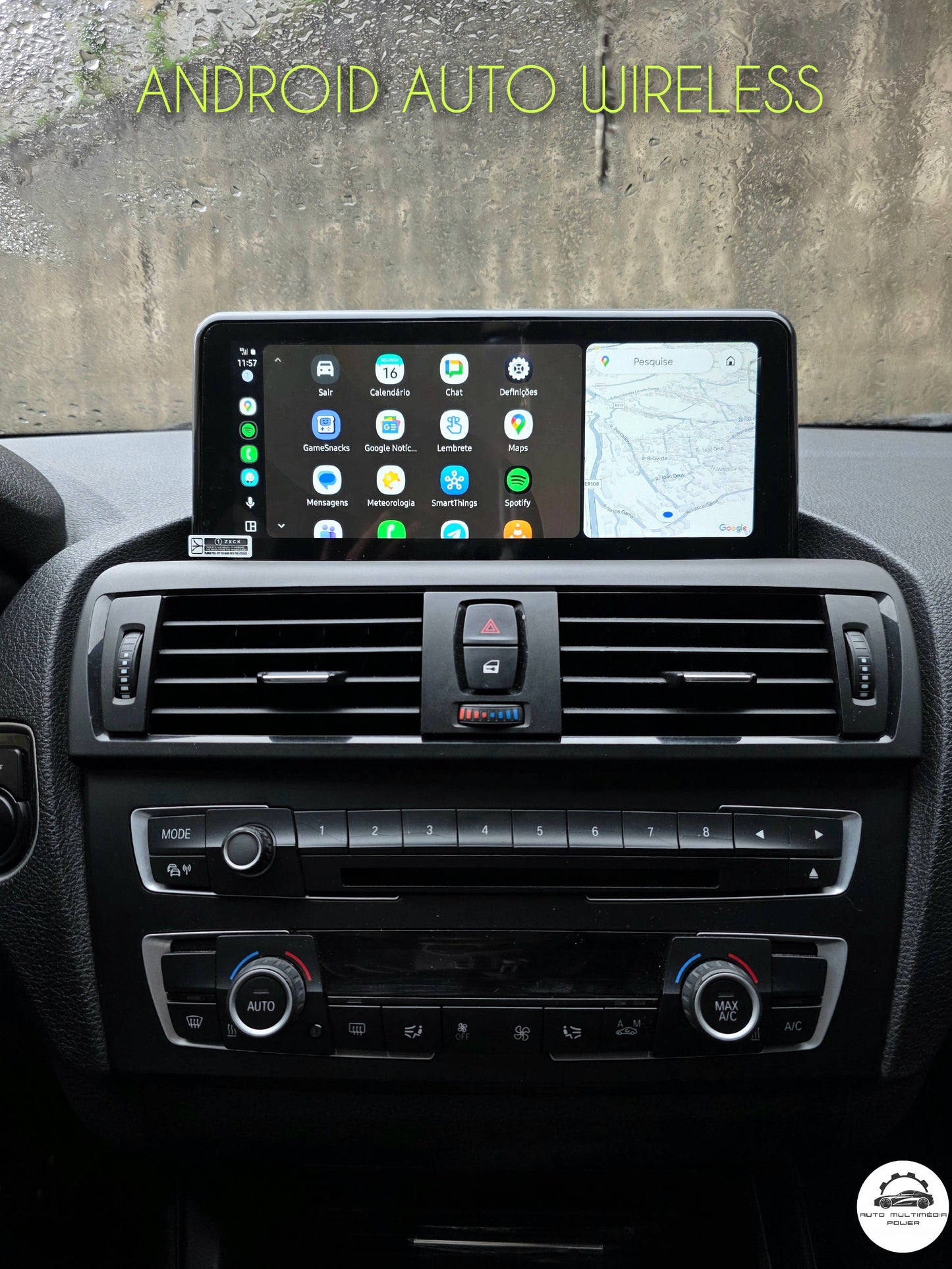 BMW - Série 1 / 2 - CCC CIC NBT EVO - Ecrã Touch Screen Android 15 - Apple CarPlay & Google Android Auto Wireless